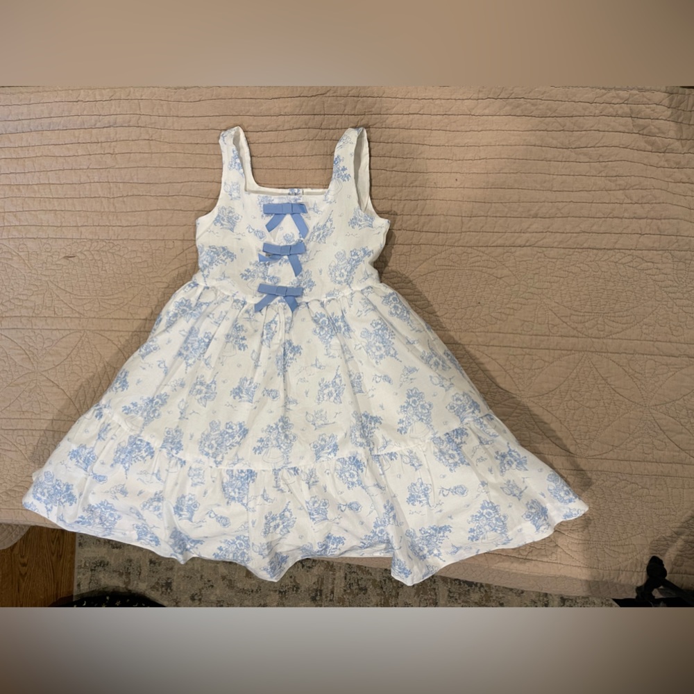 Disney X Janie &Jack Alice In Wonderland Toile Dress 4T